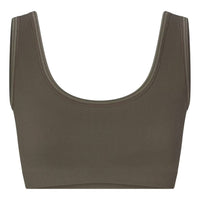 (WMNS) Nike x SKIMS Ribbed Seamless Scoop Bra 'Dusty Oakmoss' BABRA9713W-DOD