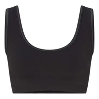 (WMNS) Nike x SKIMS Ribbed Seamless Scoop Bra 'Obsidian' BABRA9713W-OAR