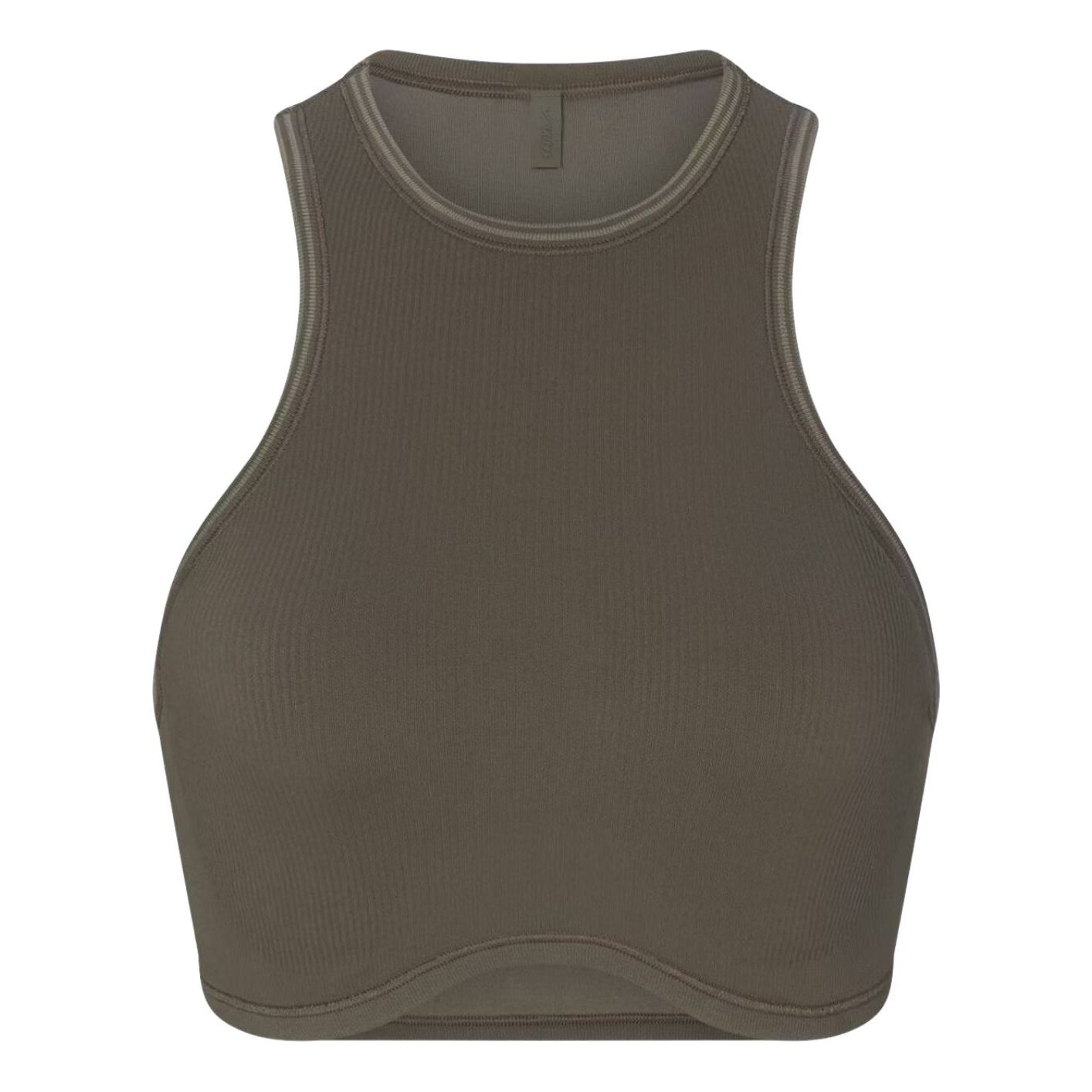(WMNS) Nike x SKIMS Ribbed Seamless Racer Front Bra 'Dusty Oakmoss' BABRA9714W-DOD