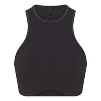(WMNS) Nike x SKIMS Ribbed Seamless Racer Front Bra 'Obsidian' BABRA9714W-OAR