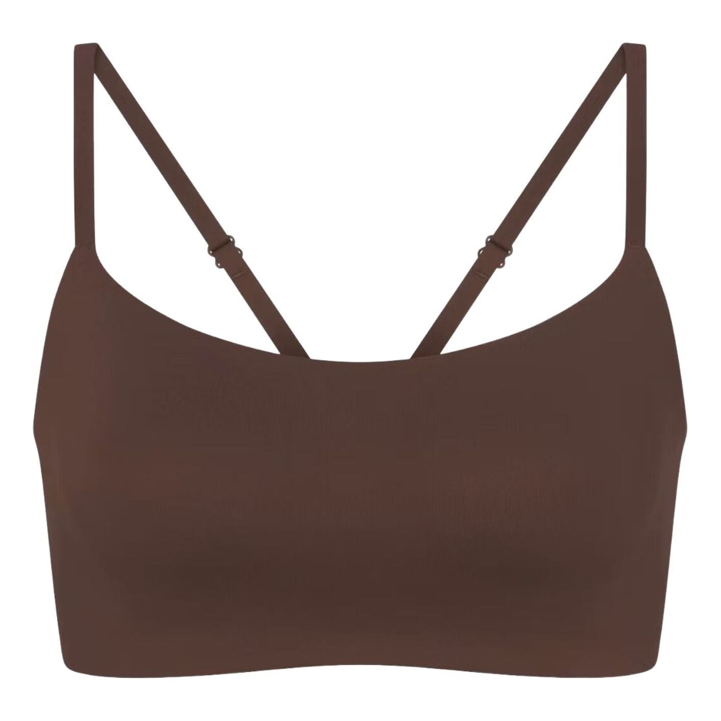 (WMNS) Nike x SKIMS Matte Contour Cami Bra 'Dark Sepia' BRSPT5186W-DSP