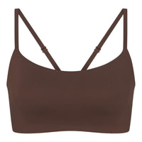 (WMNS) Nike x SKIMS Matte Contour Cami Bra 'Dark Sepia' BRSPT5186W-DSP