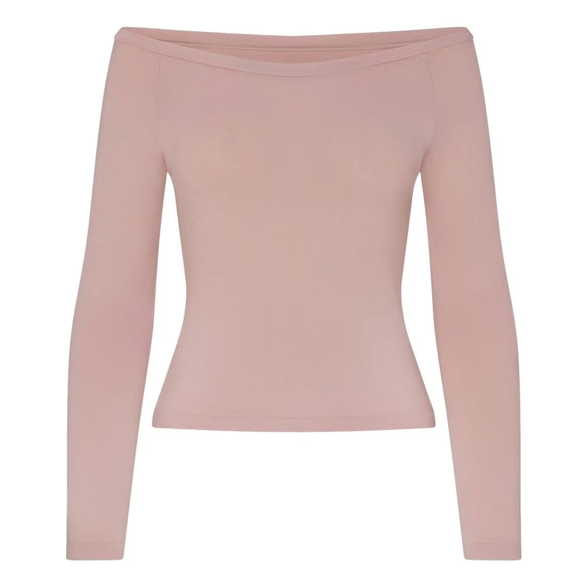 (WMNS) Nike x SKIMS Stretch Knit Off-Shoulder Long Sleeve Top 'Himalayan' LSLSL10090W-HIM