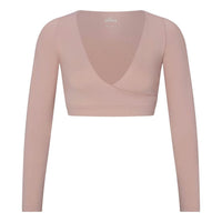 (WMNS) Nike x SKIMS Matte Wrap Long Sleeve Cropped Top 'Himalayan' LSLSL9692W-HIM