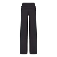 (WMNS) Nike x SKIMS Stretch Knit Foldover Wide Leg Pant 'Obsidian' PTLEG10176W-OBD