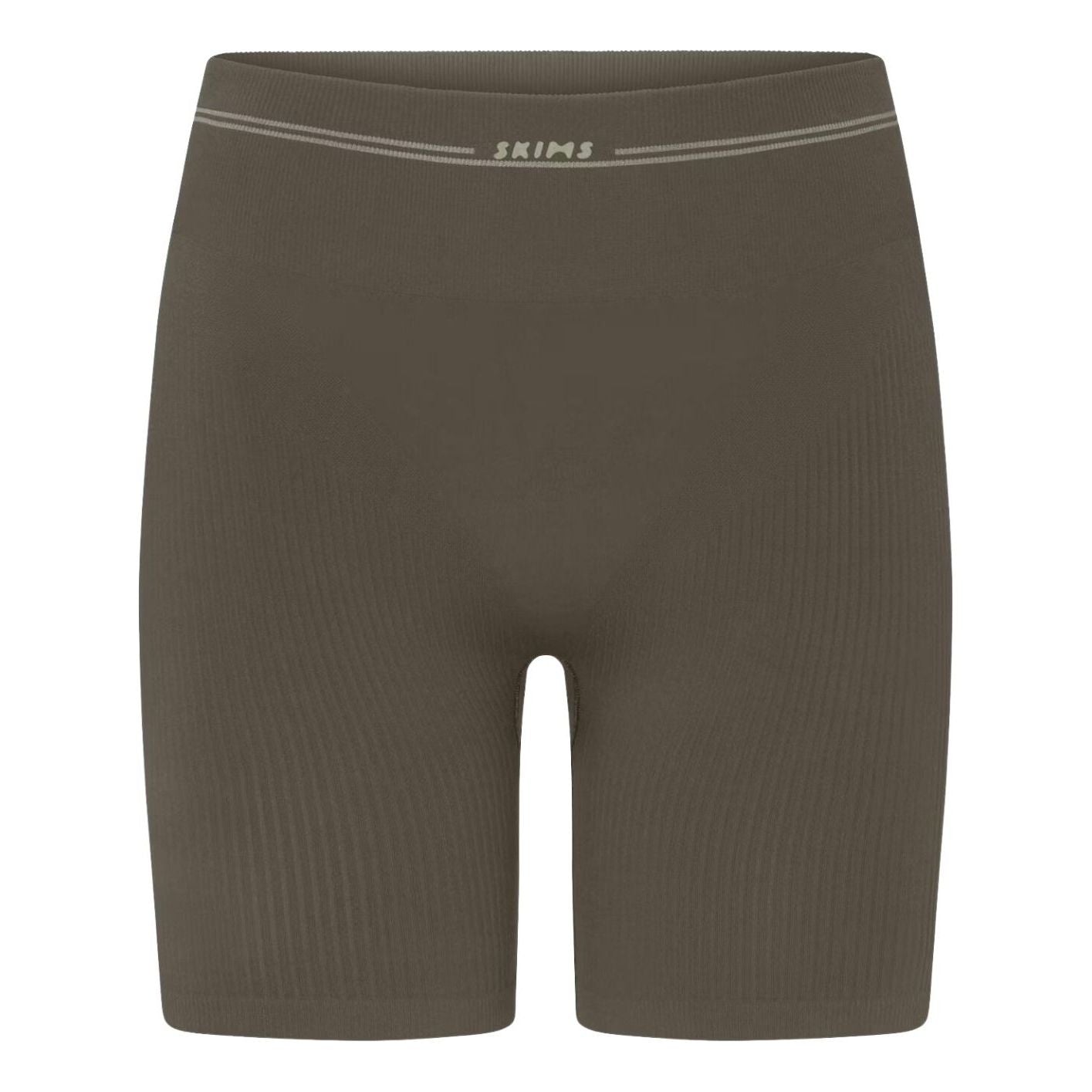 (WMNS) Nike x SKIMS Ribbed Seamless 5" Biker Short 'Dusty Oakmoss' SHSHO9724W-DOD