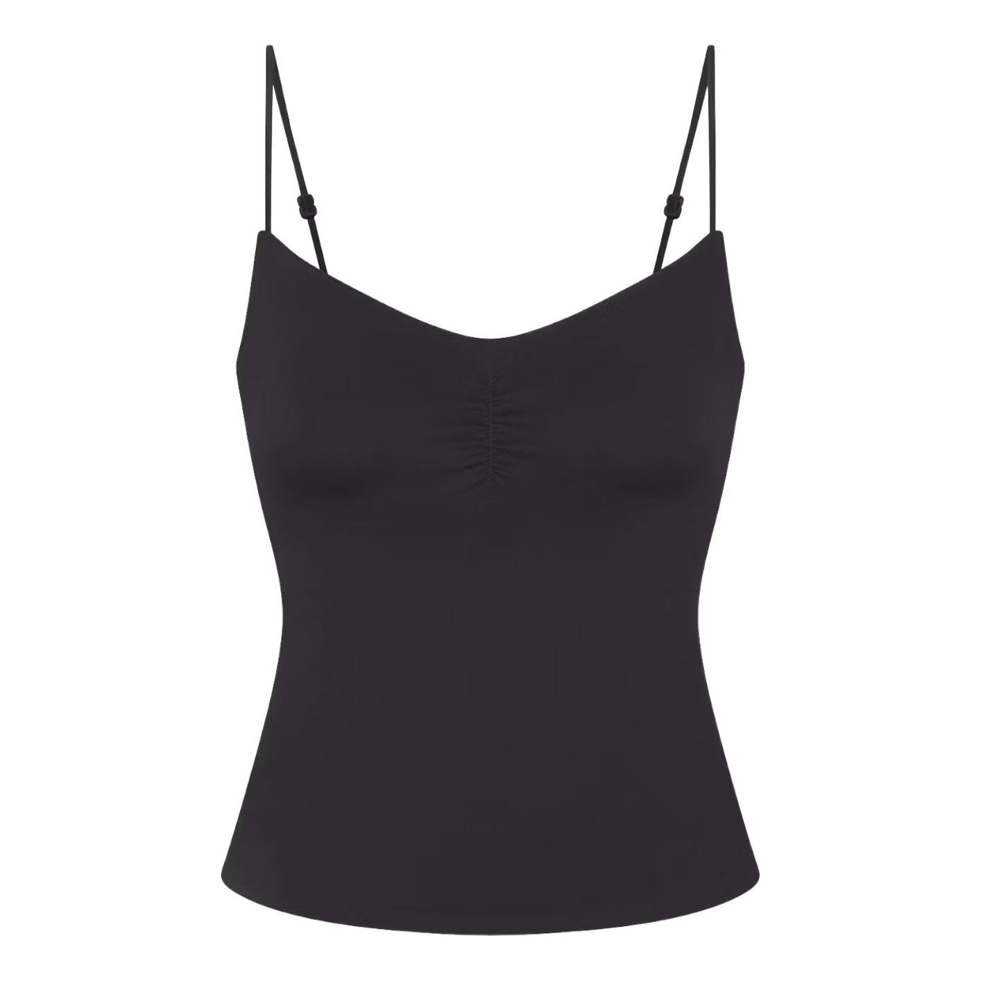 (WMNS) Nike x SKIMS Matte Shirred Front Tank 'Obsidian' SLSLS9691W-OBD