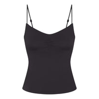 (WMNS) Nike x SKIMS Matte Shirred Front Tank 'Obsidian' SLSLS9691W-OBD