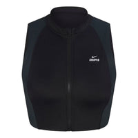 (WMNS) Nike x SKIMS Shine Front-Zip Bra 'Obsidian Dark Teal' BABRA9497W-OBT