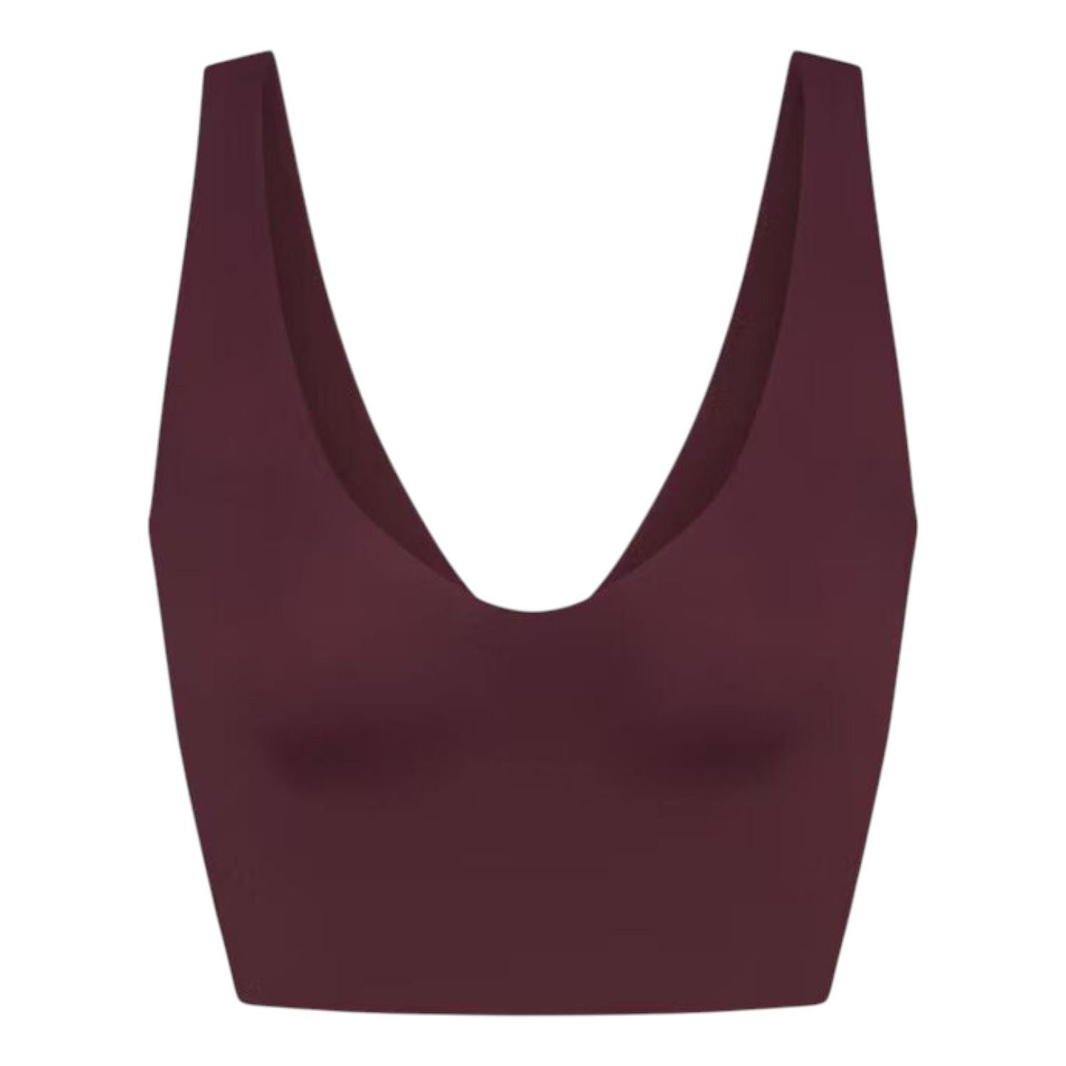(WMNS) Nike x SKIMS Matte V-Neck Bra 'Currant' BALLL8616W-CUR