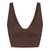 (WMNS) Nike x SKIMS Matte V-Neck Bra 'Dark Sepia' BALLL8616W-DSP