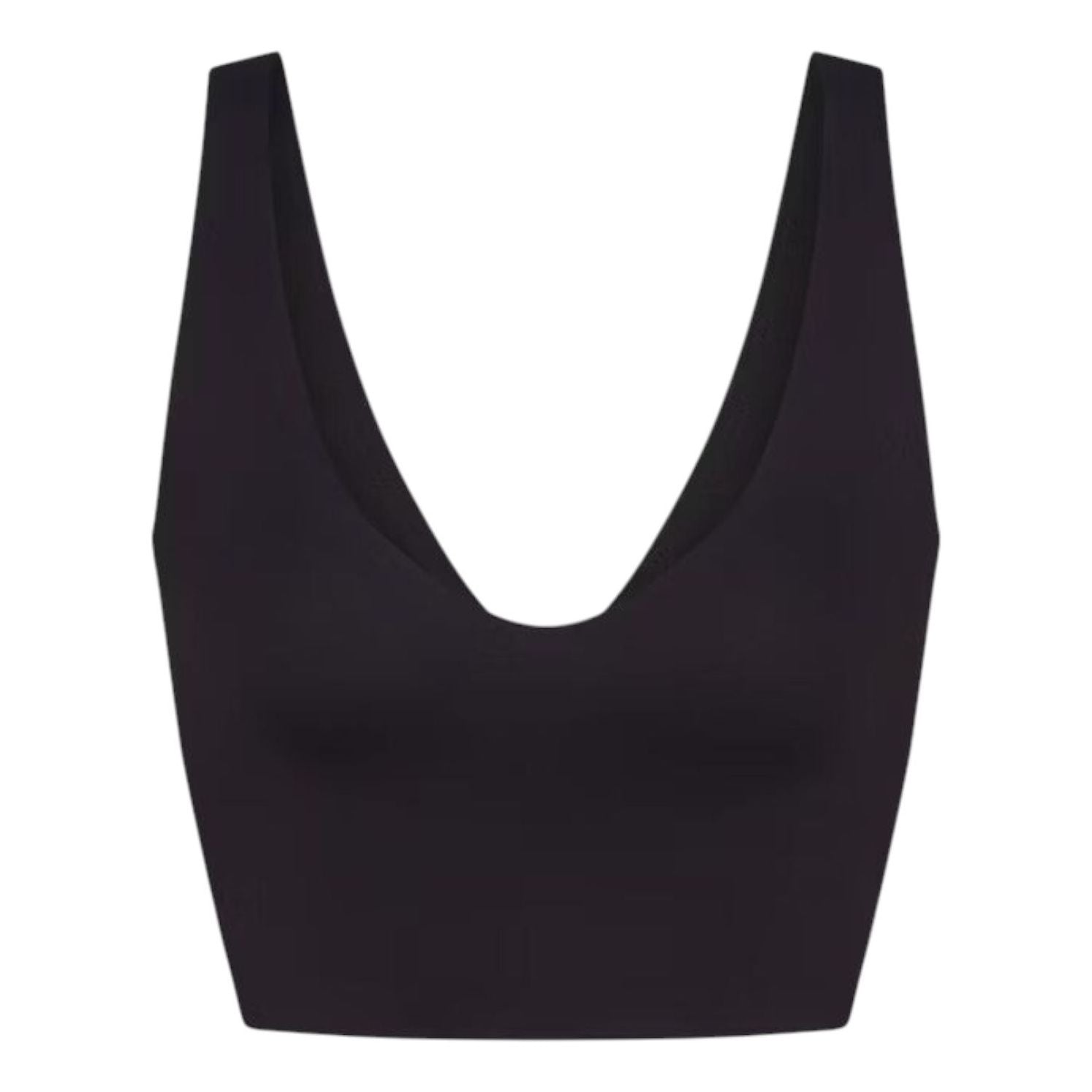 (WMNS) Nike x SKIMS Matte V-Neck Bra 'Obsidian' BALLL8616W-OBD