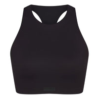 (WMNS) Nike x SKIMS Matte High-Neck Bra 'Obsidian' BRSPT2727-OBD