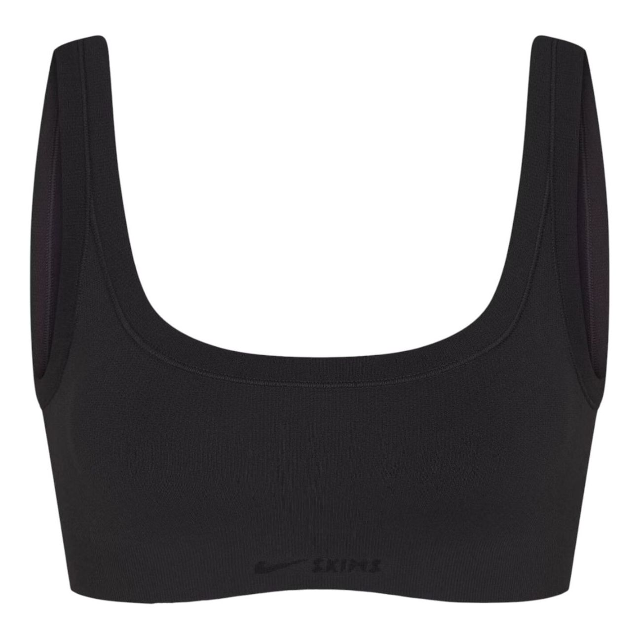 (WMNS) Nike x SKIMS Vintage Seamless Scoop Bra 'Obsidian' BRSPT2951-OBD