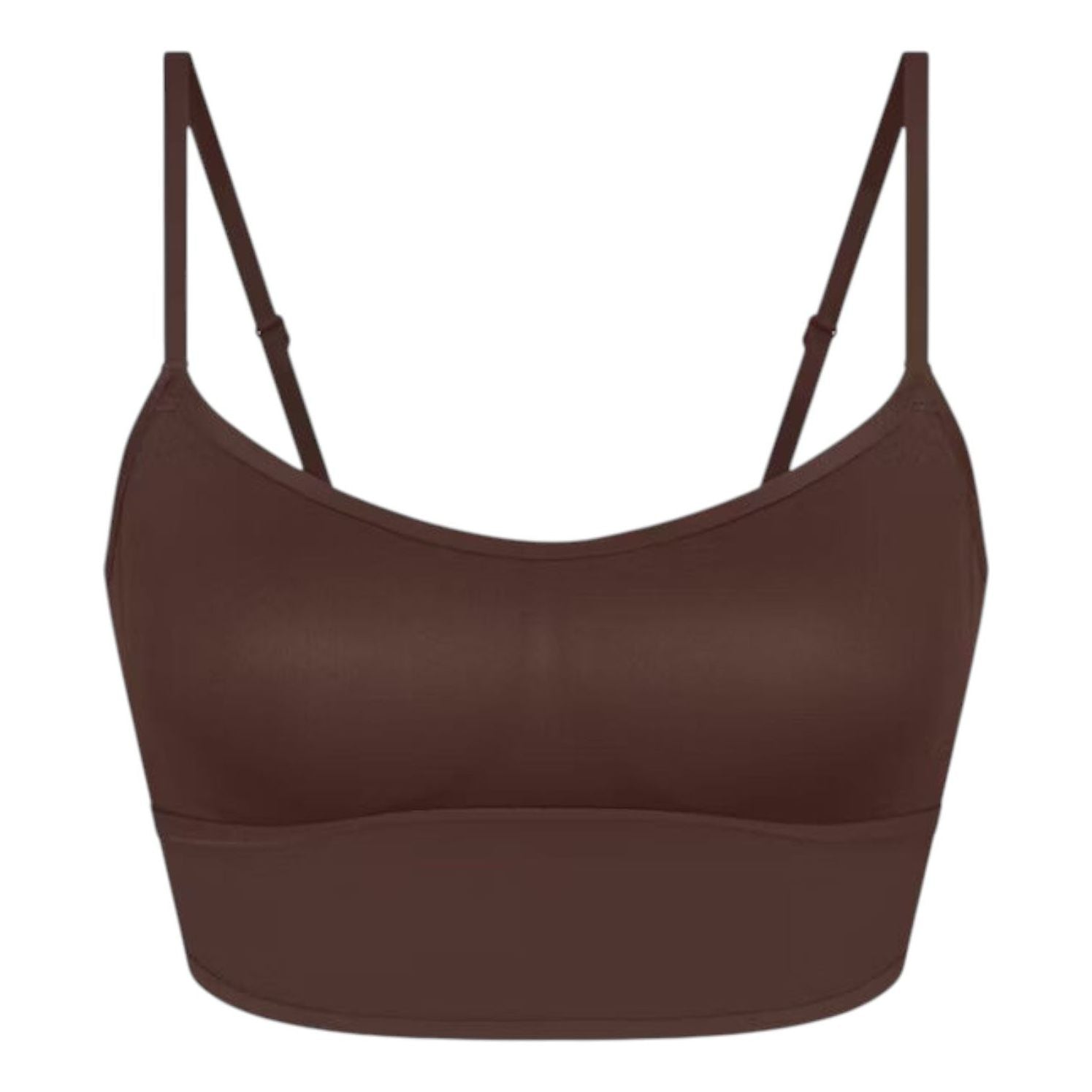 (WMNS) Nike x SKIMS Matte Cami Longline Bra 'Dark Sepia' BRSPT5115-DSP