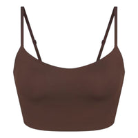 (WMNS) Nike x SKIMS Matte Cami Longline Bra 'Dark Sepia' BRSPT5115-DSP