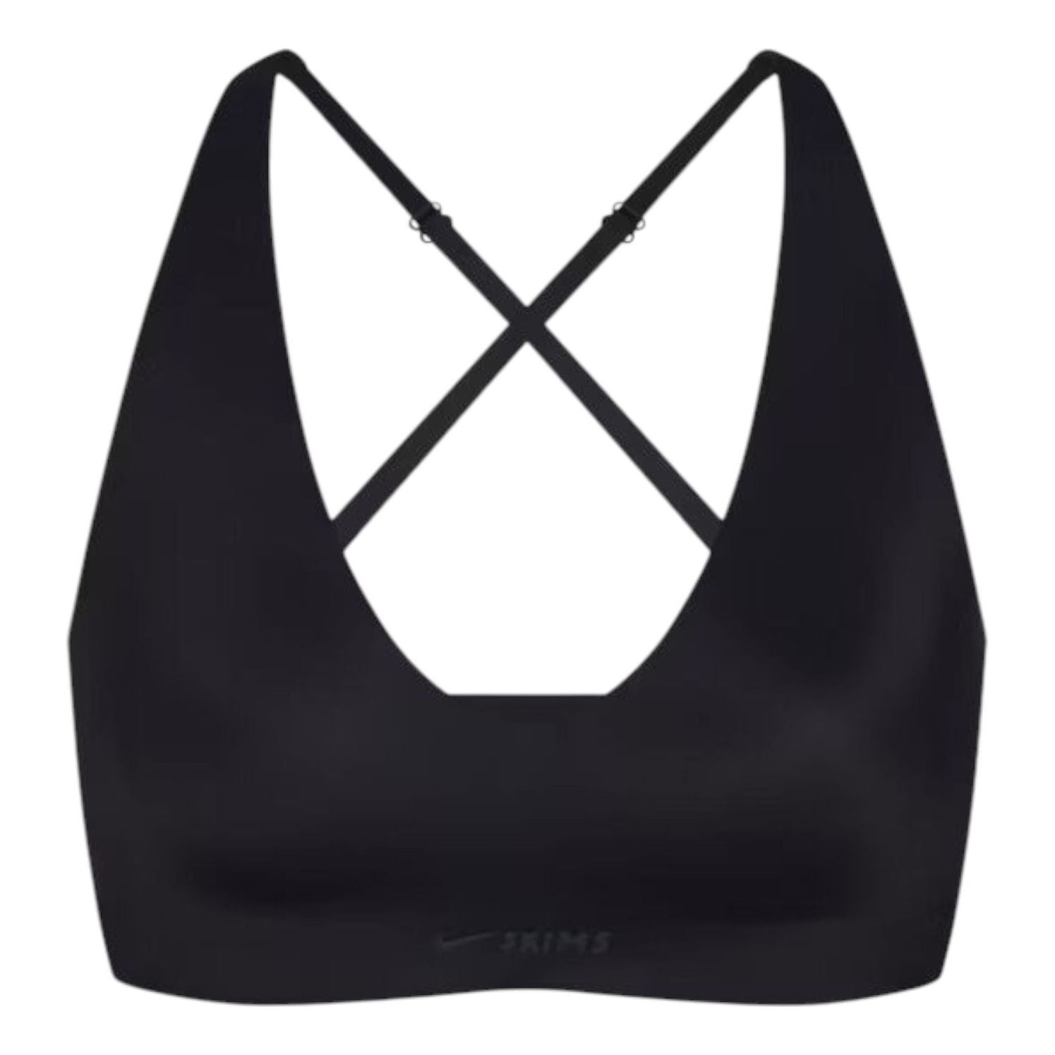 (WMNS) Nike x SKIMS Shine V-Neck Bra 'Obsidian' BRSPT5191W-OBD