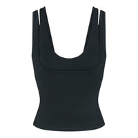 (WMNS) Nike x SKIMS Matte Double-Strap Scoop Tank Top 'Dark Teal' TPTNK10540W-DKT