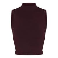 (WMNS) Nike x SKIMS Vintage Seamless Mock-Neck Long-Line Bra 'Currant' TPTNK2954-CUR