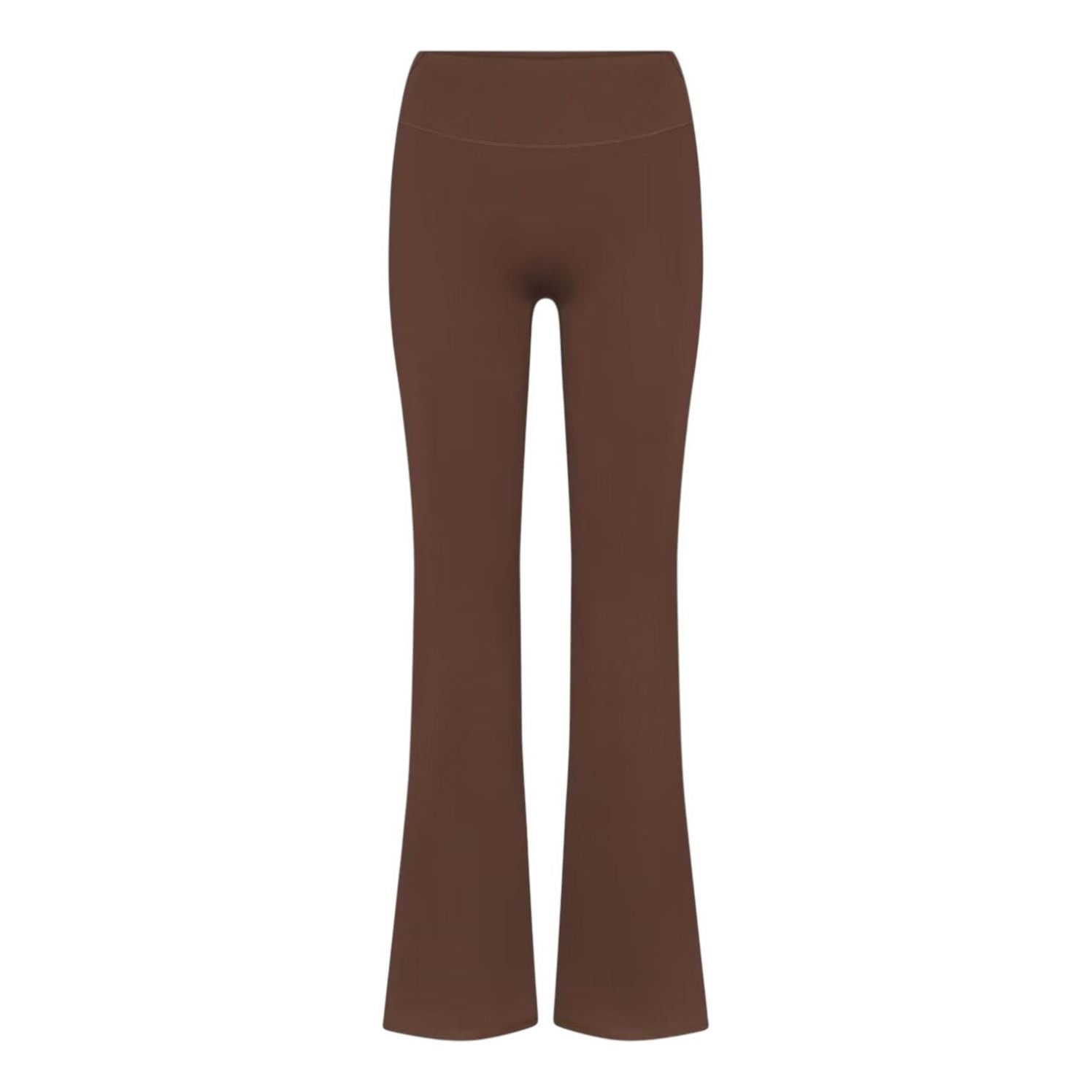 (WMNS) Nike x SKIMS Matte High-Waisted Slim Flared Leggings 'Dark Sepia' BOLEG7138W-DSP