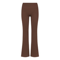 (WMNS) Nike x SKIMS Matte High-Waisted Slim Flared Leggings 'Dark Sepia' BOLEG7138W-DSP
