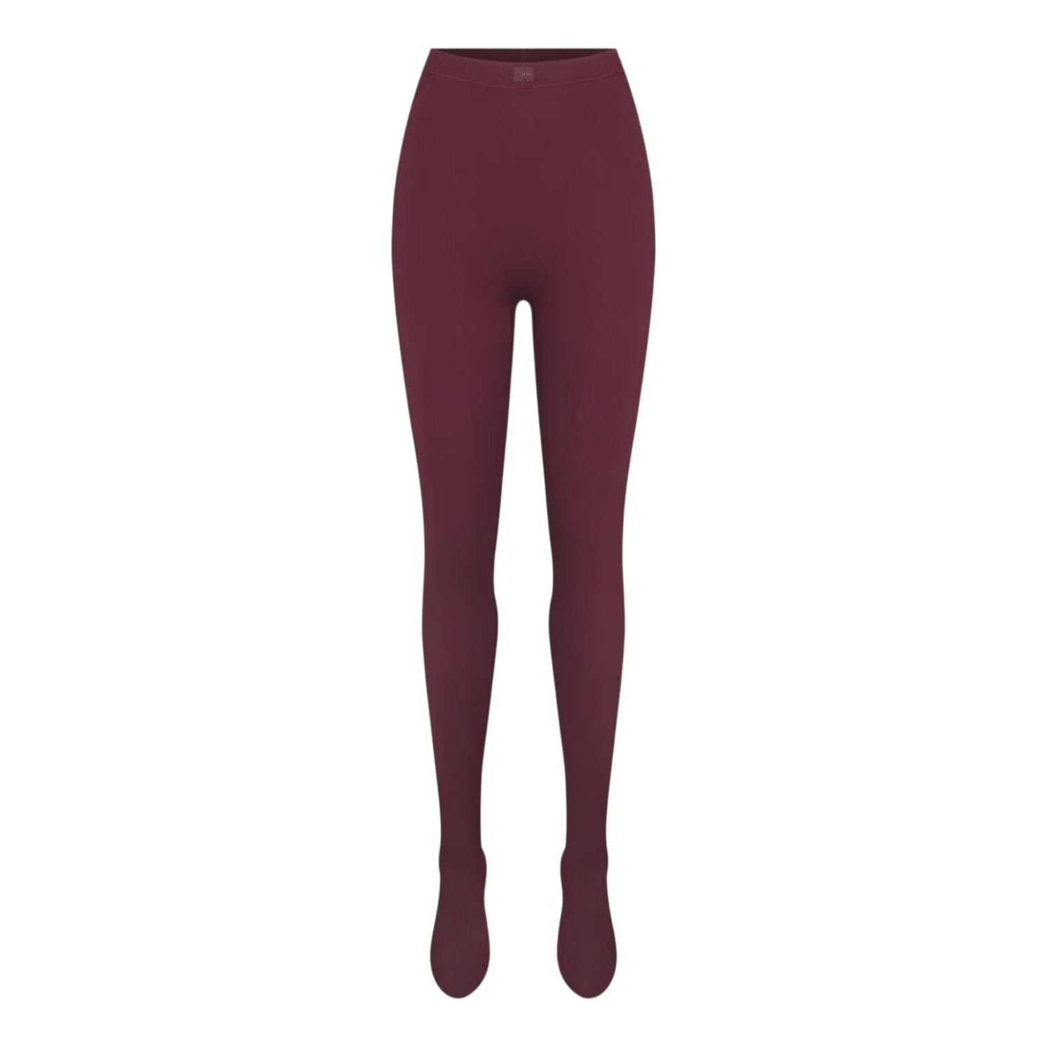 (WMNS) Nike x SKIMS Matte High-Waisted Footsie Grip Leggings 'Currant' BOLEG8617W-CUR