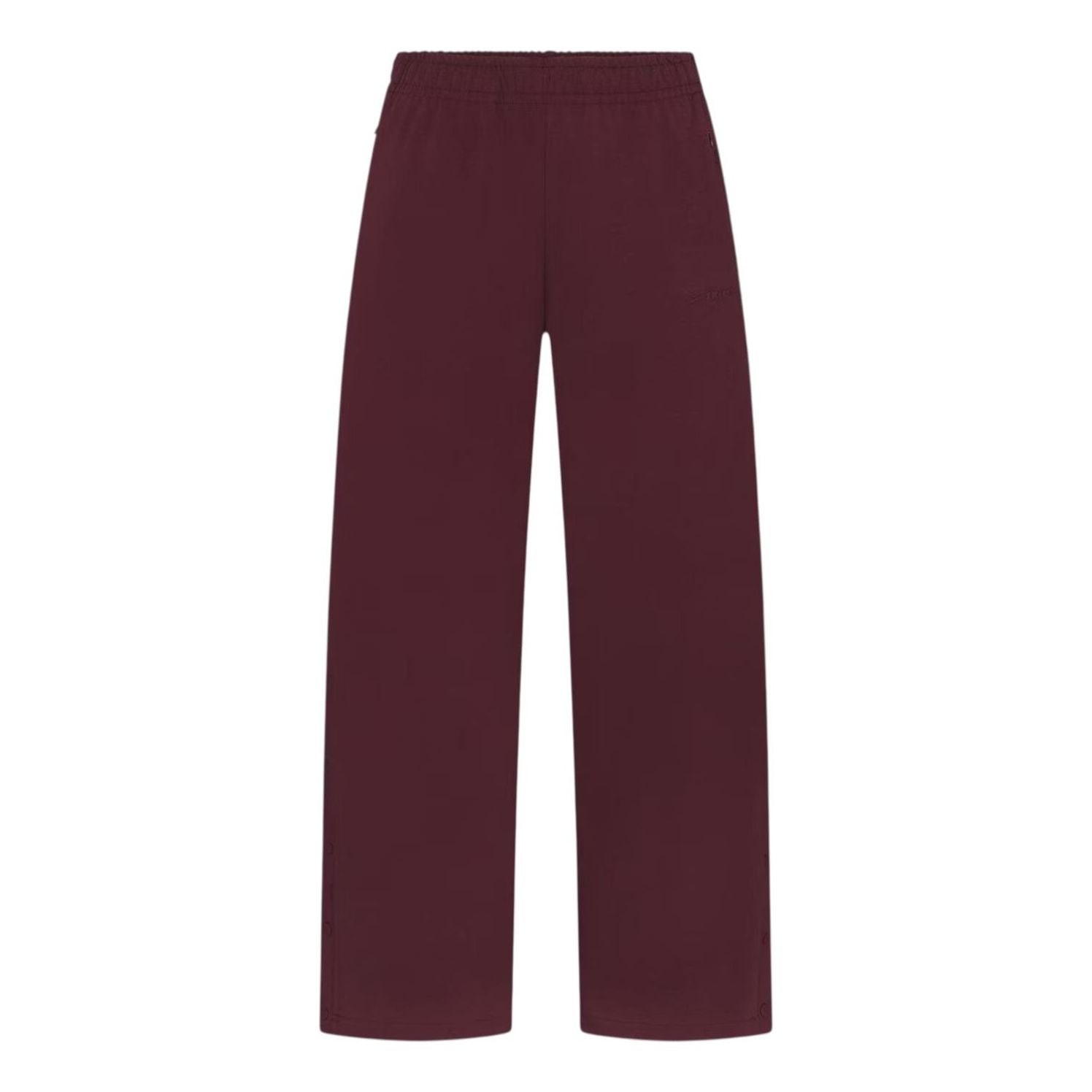(WMNS) Nike x SKIMS Matte Tricot Side-Snap Pants 'Currant' BOWLG3533-CUR