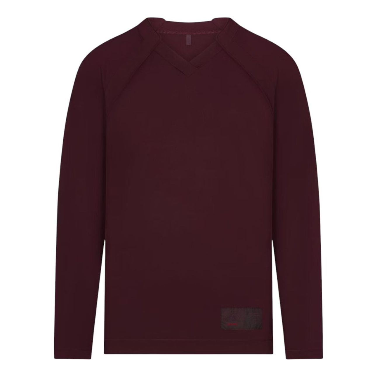 (WMNS) Nike x SKIMS Airy Oversized V-Neck Long-Sleeve T-Shirt 'Currant' LSLSL8630W-CUR