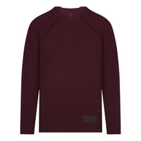 (WMNS) Nike x SKIMS Airy Oversized V-Neck Long-Sleeve T-Shirt 'Currant' LSLSL8630W-CUR