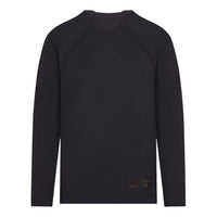 (WMNS) Nike x SKIMS Airy Oversized V-Neck Long-Sleeve T-Shirt 'Obsidian' LSLSL8630W-OBD