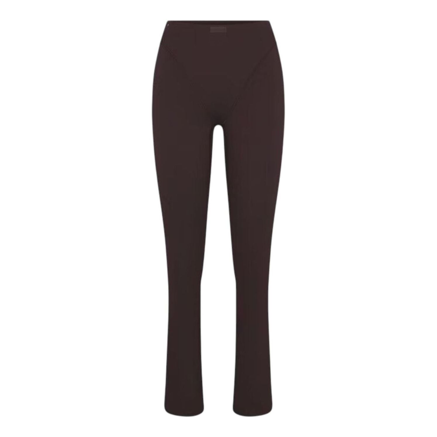 (WMNS) Nike x SKIMS Matte High-Waisted V-Panel Straight Leggings 'Dark Sepia' PTLEG8619W-DSP