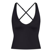 (WMNS) Nike x SKIMS Shine V-Neck Tank 'Obsidian' SLSLS8621W-OBD