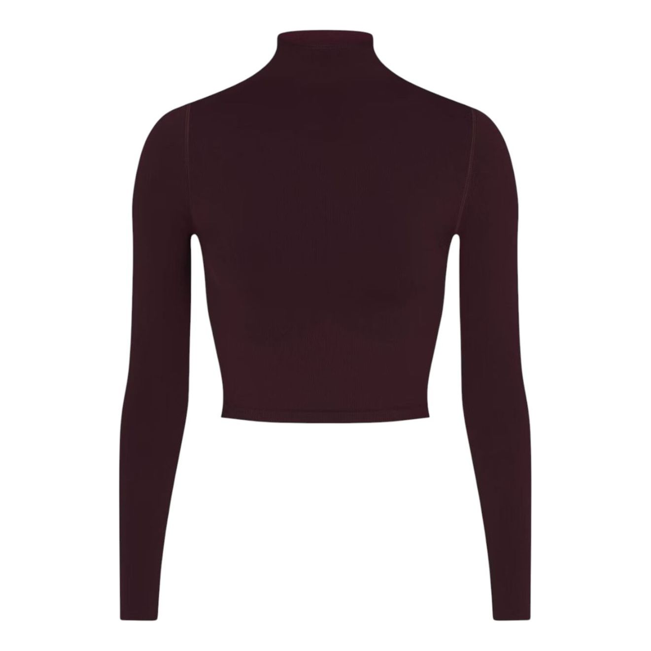 (WMNS) Nike x SKIMS Vintage Seamless Mock-Neck Crop Bra 'Currant' TPLST7919W-CUR