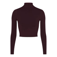 (WMNS) Nike x SKIMS Vintage Seamless Mock-Neck Crop Bra 'Currant' TPLST7919W-CUR