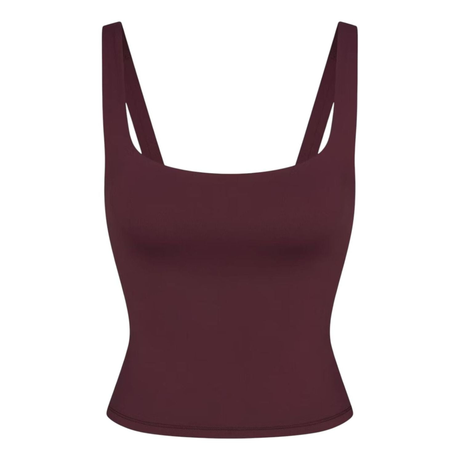 (WMNS) Nike x SKIMS Matte Square-Neck Tank 'Currant' TPTNK2728-CUR