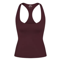 (WMNS) Nike x SKIMS Matte Racerback Tank 'Currant' TPTNK7383W-CUR