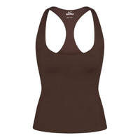 (WMNS) Nike x SKIMS Matte Racerback Tank 'Dark Sepia' TPTNK7383W-DSP