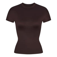 (WMNS) Nike x SKIMS Shine Mock-Neck Short-Sleeve Top 'Phoenix' TPTSH2714-PHO