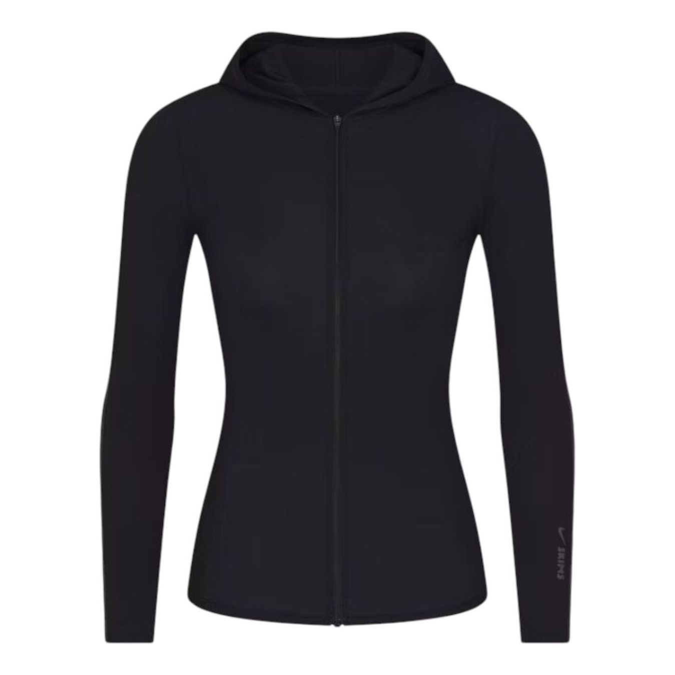 (WMNS) Nike x SKIMS Weightless Layers Full-Zip Hoodie 'Obsidian' TPZUP6053W-OBD
