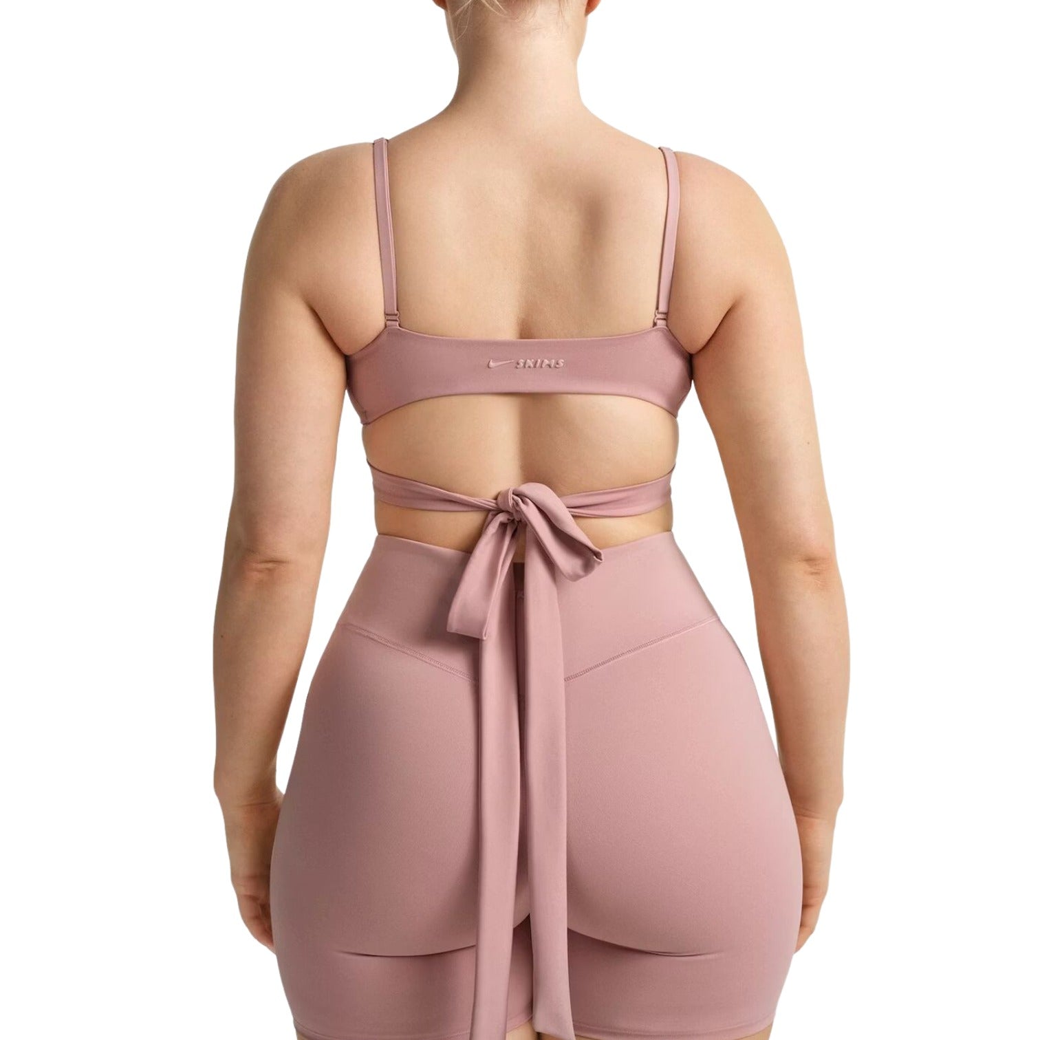 (WMNS) Nike x SKIMS Matte Wrap Front Bra 'Himalayan' SLSLS10255W-HIM