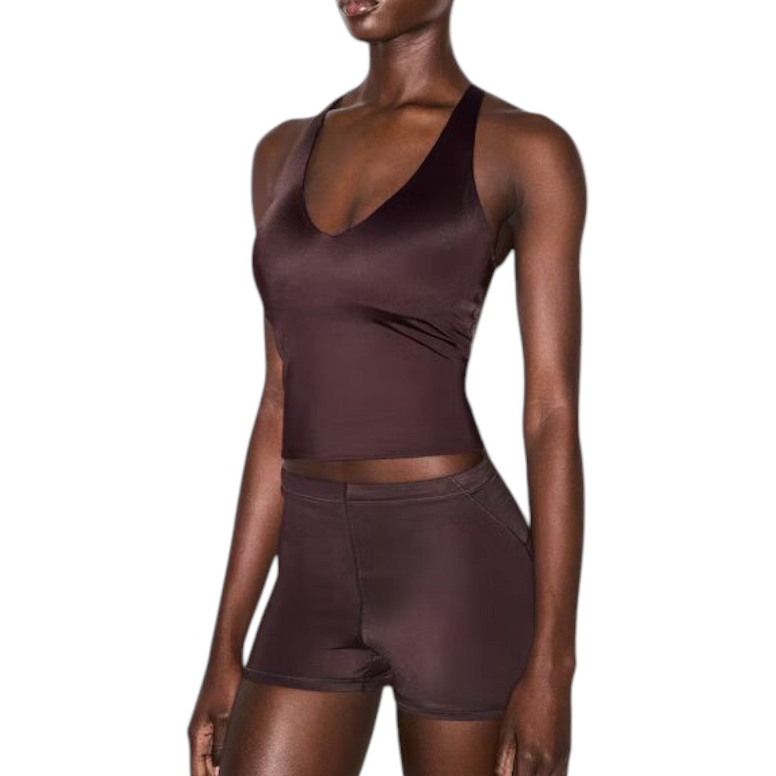 (WMNS) Nike x SKIMS Shine V-Neck Tank 'Phoenix' SLSLS8621W-PHO