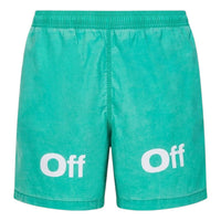 OFF-WHITE Bounce Off Sunset Swimshort 'Green' OMFA020F22FAB0025001