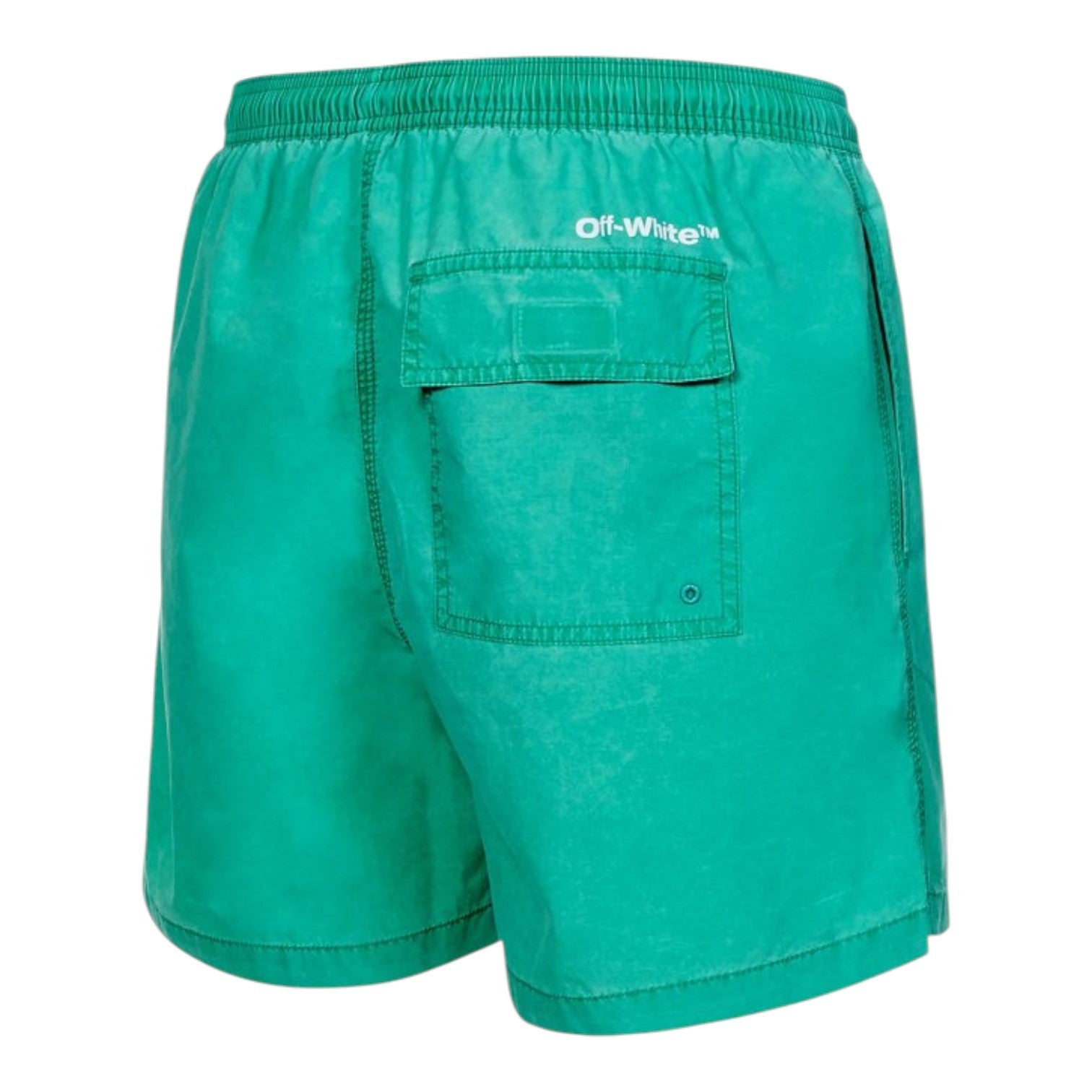 OFF-WHITE Bounce Off Sunset Swimshort 'Green' OMFA020F22FAB0025001