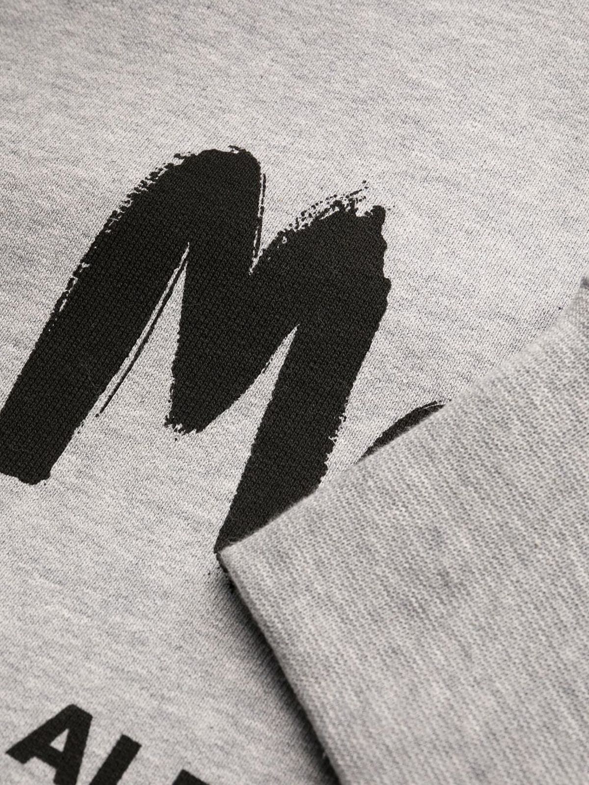 Alexander McQueen SS24 Graffiti Organic Cotton Sweatshirt 'Grey' 688713QTZ810902