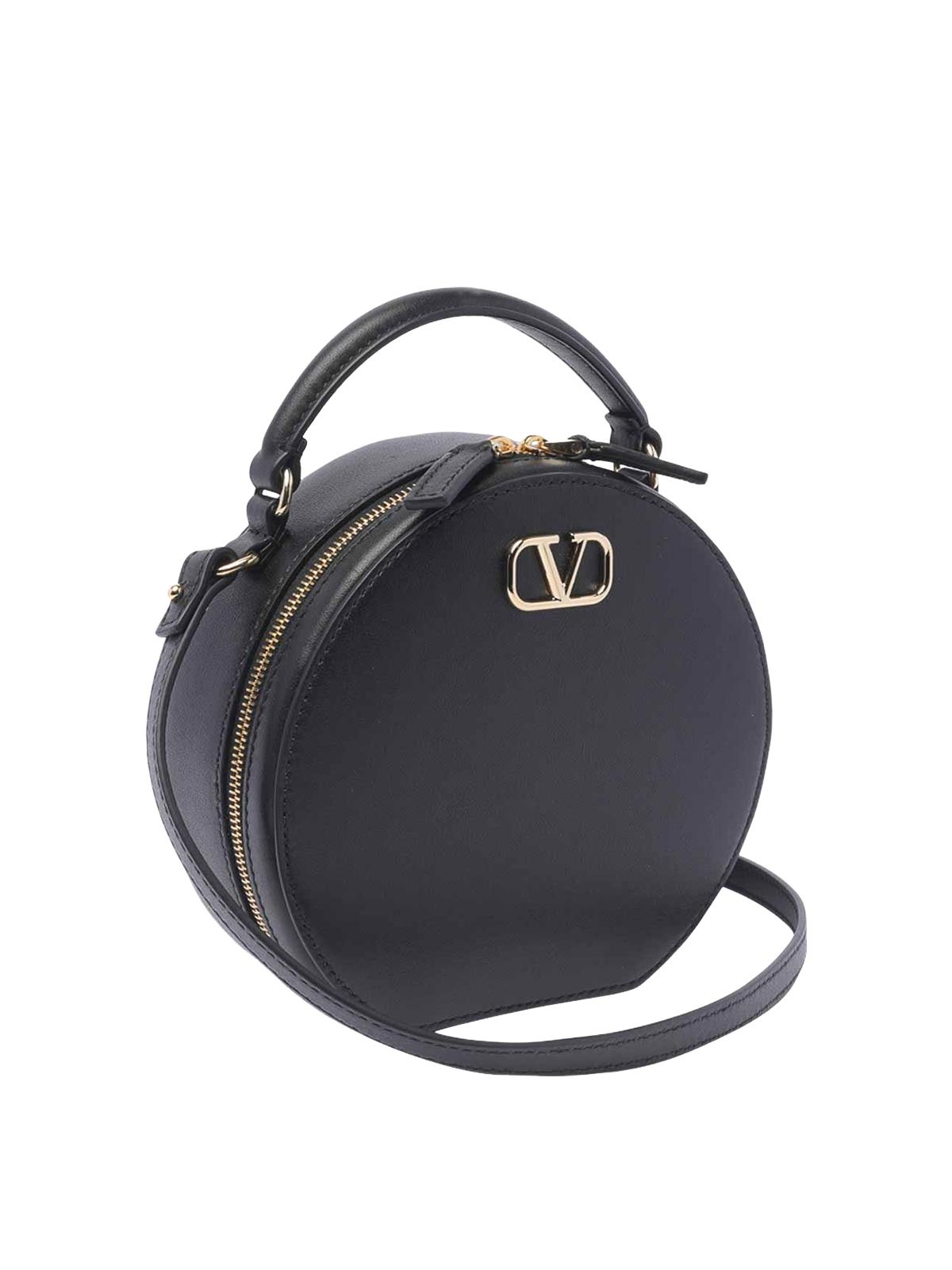 (WMNS) Valentino FW24 Garavani V-Logo Signature Mini Handbag 'Black' P0AC2MIM0NO
