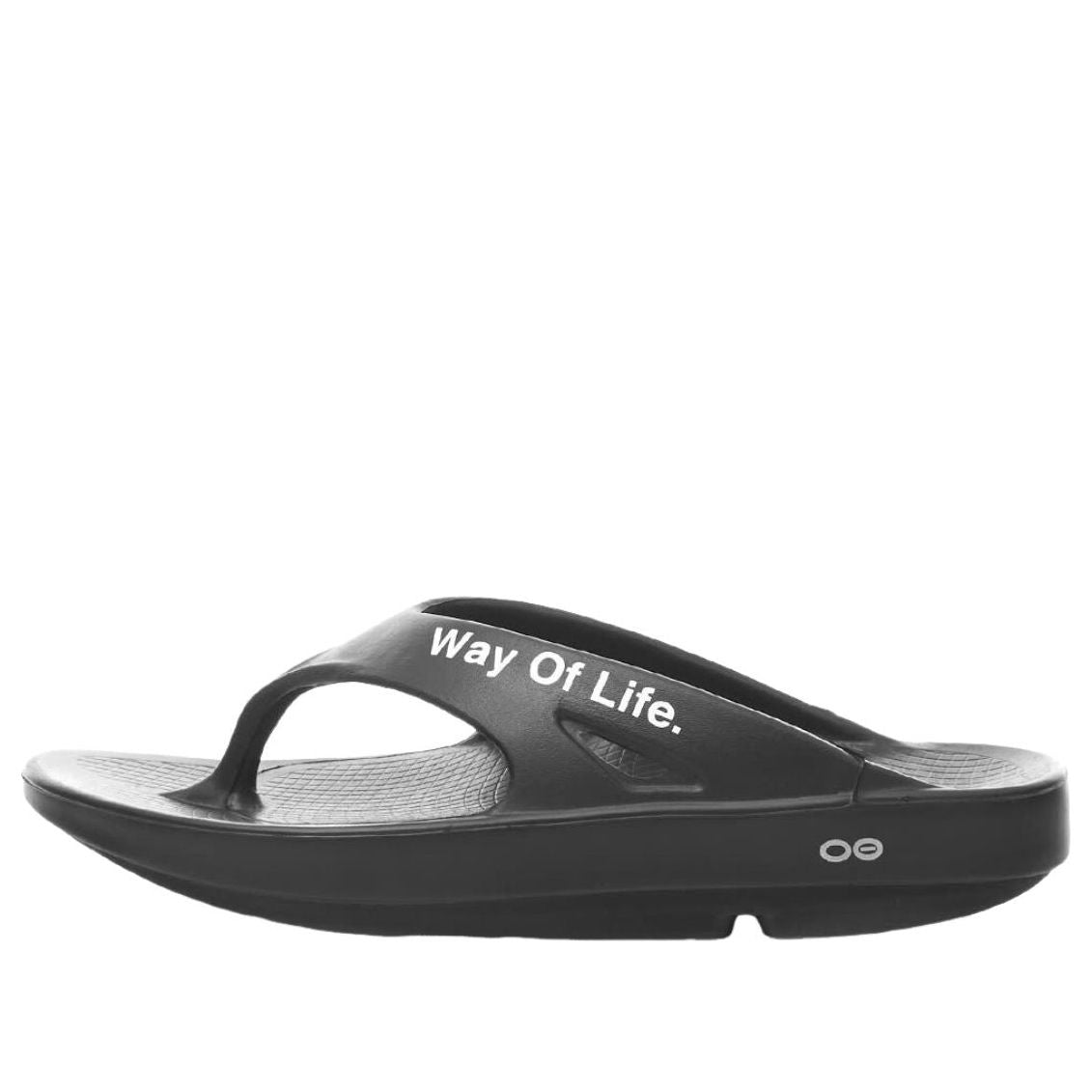 Oofos x Takahiromiyashita The Soloist Way Of Life Flip-Flop 'Black White'	 SOF-0012SS22
