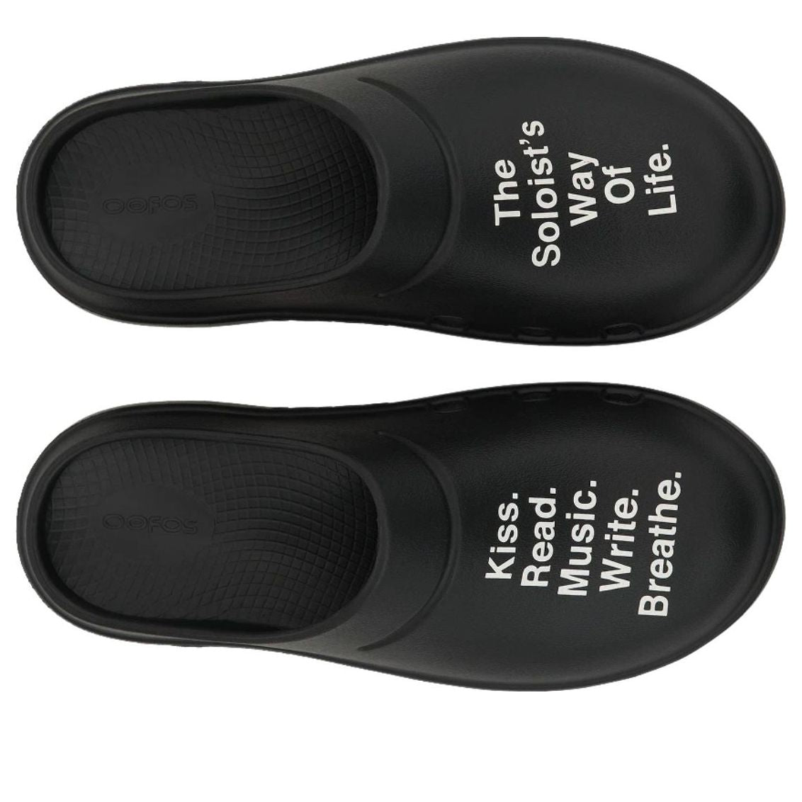 Oofos x Takahiromiyashita The Soloist Way Of Life Clog 'Black White' SOF-0014SS22