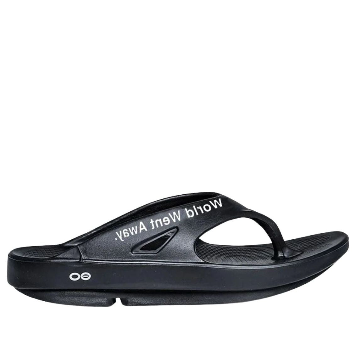Oofos x Takahiromiyashita The Soloist Listen to The Soloist Flip-Flop 'Black' SOF-0016SS23