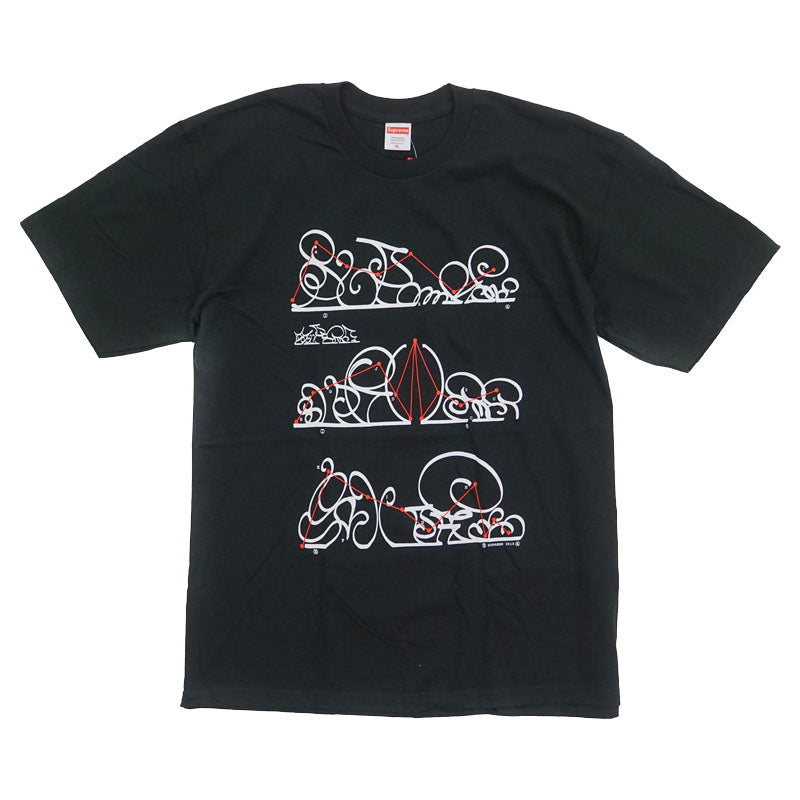 Supreme System Tee 'Black White Red' SP-FW18T36-BK