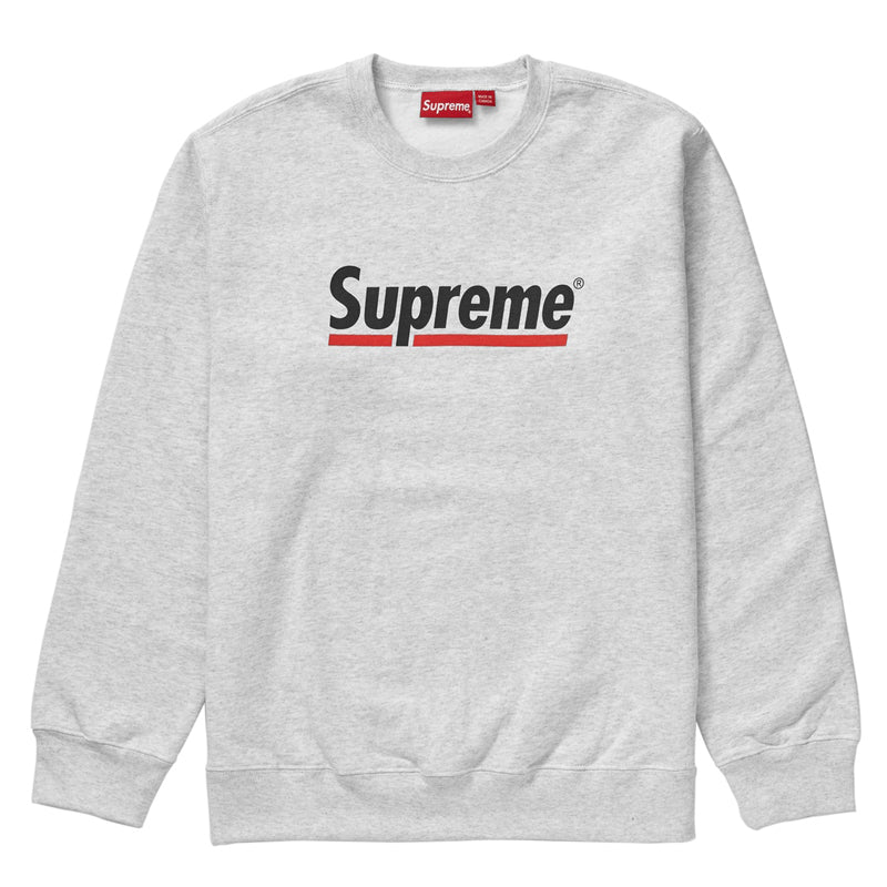 Supreme Underline Crewneck SP-SS20SW33-GY